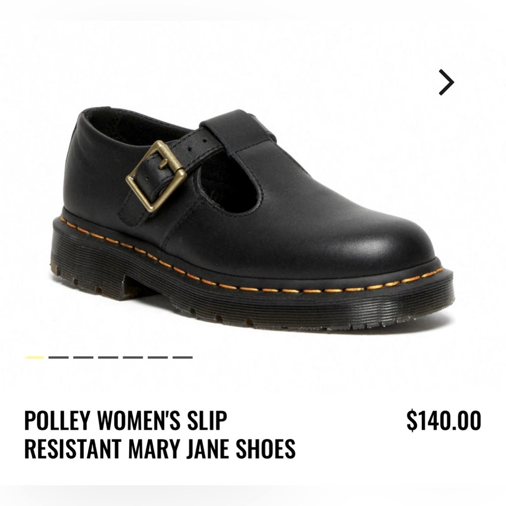 Dr. Martens POLLEY WOMEN'S SLIP RESISTANT MARY JANE SHOES